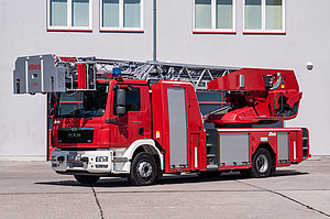 Die neue DLK 23/12 der Ortsfeuerwehr Zörbig am 21.07.