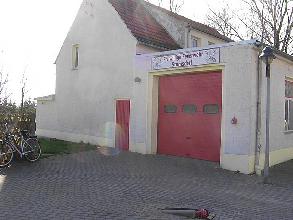 Die Vorderansicht der alten Feuerwache
