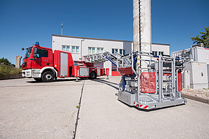 Die neue DLK 23/12 der Ortsfeuerwehr Zörbig am 21.07.